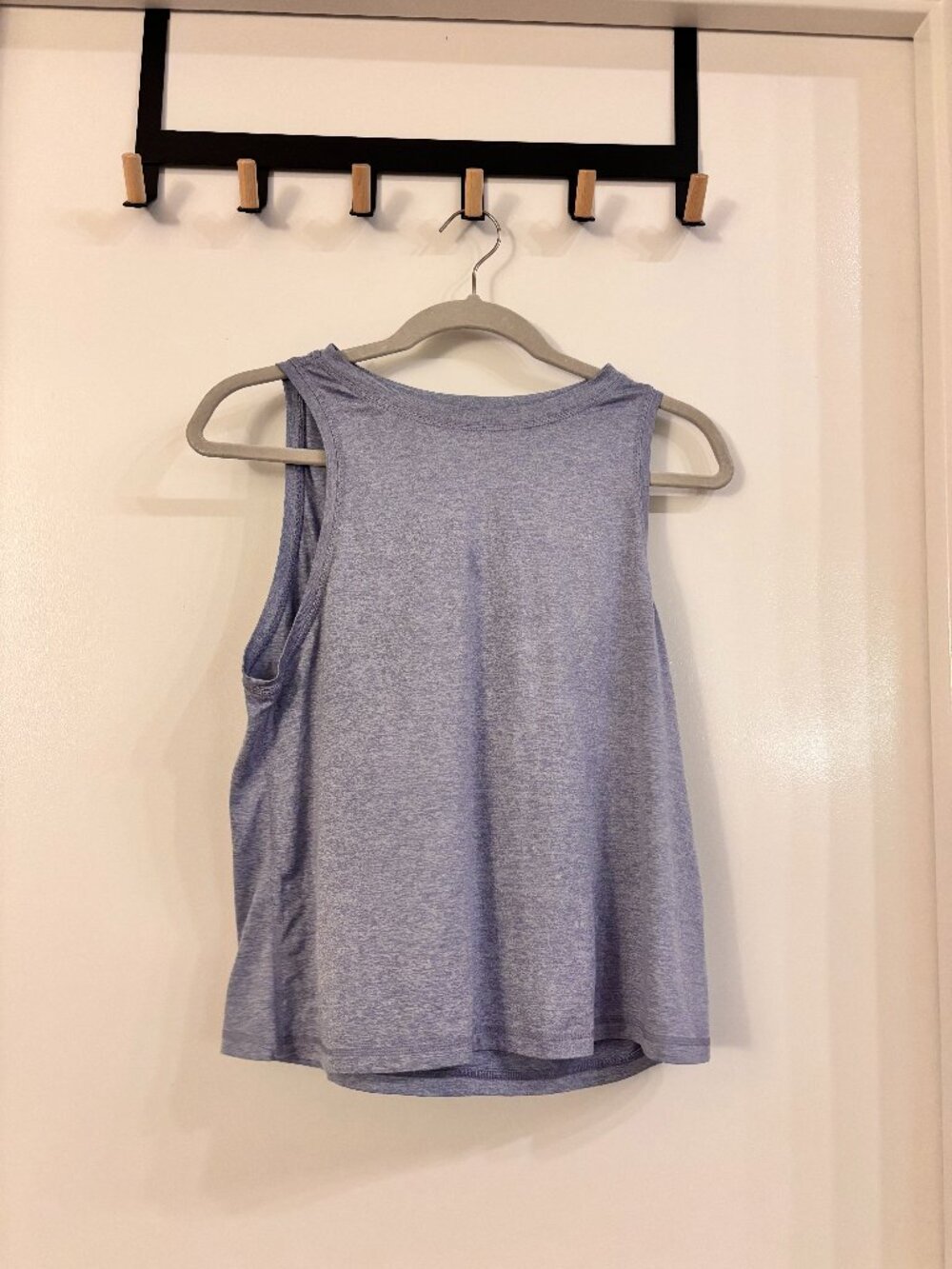 Athleta Heathered Periwinkle Active Tank Top Sz S